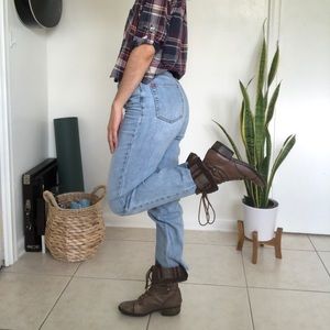 Steve Madden Brown Combat Boots